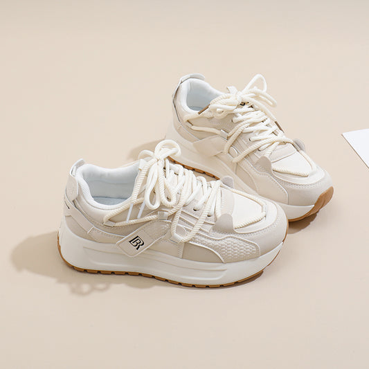 ♛𝔽𝕦𝕤𝕚𝕠𝕟 𝔽𝕠𝕔𝕦𝕤☢︎ꜰʟᴇxɪɴɢ-ꜱʜᴏᴇꜱ ♜ ✽𝟤𝟢𝟤𝟧✽ 春夏新款時尚潮流厚底增高運動鞋 女款(35-40號) JD-20