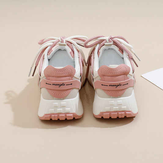 ♛𝔽𝕦𝕤𝕚𝕠𝕟 𝔽𝕠𝕔𝕦𝕤☢︎ꜰʟᴇxɪɴɢ-ꜱʜᴏᴇꜱ ♜ ✽𝟤𝟢𝟤𝟧✽ 春夏新款時尚潮流厚底增高運動鞋 女款(35-40號) JD-20