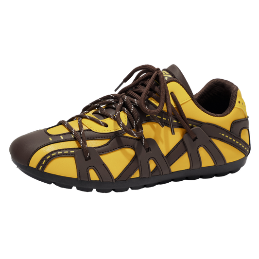 ♛𝔽𝕦𝕤𝕚𝕠𝕟 𝔽𝕠𝕔𝕦𝕤☢︎ᴄᴀꜱᴜᴀʟ ꜱɴᴇᴀᴋᴇʀ ♜ ✽𝟤𝟢𝟤𝟧✽秋冬新款運動包覆平底賽車運動鞋 男女款 情侶款 大🦶款 (39-46號) M28