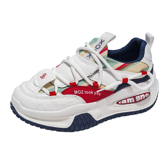 ♛𝔽𝕦𝕤𝕚𝕠𝕟 𝔽𝕠𝕔𝕦𝕤☢︎ᴄᴀꜱᴜᴀʟ ꜱɴᴇᴀᴋᴇʀ ♜✽𝟤𝟢𝟤𝟧✽ 春夏新款隱形增高鱷魚風老爹鞋運動鞋 男女款 大🦶款 (39-48號)xf282