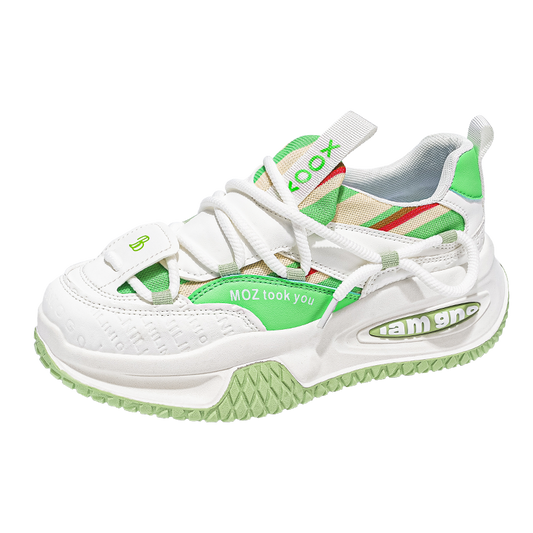 ♛𝔽𝕦𝕤𝕚𝕠𝕟 𝔽𝕠𝕔𝕦𝕤☢︎ᴄᴀꜱᴜᴀʟ ꜱɴᴇᴀᴋᴇʀ ♜✽𝟤𝟢𝟤𝟧✽ 春夏新款隱形增高鱷魚風老爹鞋運動鞋 男女款 大🦶款 (39-48號)xf282