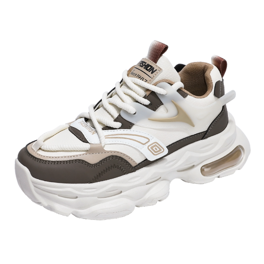 ♛𝔽𝕦𝕤𝕚𝕠𝕟 𝔽𝕠𝕔𝕦𝕤☢︎ᴄᴀꜱᴜᴀʟ ꜱɴᴇᴀᴋᴇʀ ♜ ✽𝟤𝟢𝟤𝟧✽ 春夏拼色都市征服者厚底增高休閒運動鞋 中性男女款 ᴍ𝟫𝟫𝟢𝟧