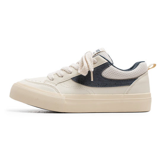 ♛𝔽𝕦𝕤𝕚𝕠𝕟 𝔽𝕠𝕔𝕦𝕤☢︎ꜱᴋᴀᴛᴇ ꜱʜᴏᴇꜱ ♜ ✽𝟤𝟢𝟤𝟧✽ 春夏新款時尚百搭橡膠底復古小白鞋板鞋 男女款 xɴ𝟣𝟢𝟣