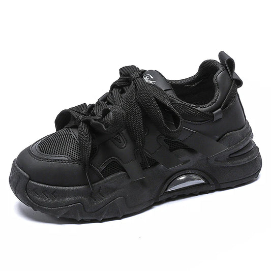 ♛𝔽𝕦𝕤𝕚𝕠𝕟 𝔽𝕠𝕔𝕦𝕤☢︎ꜰʟᴇxɪɴɢ-ꜱʜᴏᴇꜱ ♜ ✽𝟤𝟢𝟤𝟧✽ 美式新款厚底增高𝟧ᴄᴍ百搭休閒鞋 女款 (35-40號) x𝟨𝟨𝟢𝟤