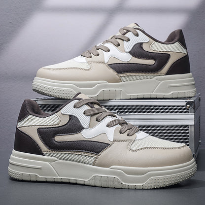 ♛𝔽𝕦𝕤𝕚𝕠𝕟 𝔽𝕠𝕔𝕦𝕤☢︎ꜱᴋᴀᴛᴇ ꜱʜᴏᴇꜱ ♜✽𝟤𝟢𝟤𝟧✽春夏新款復古經典造型透氣增高板鞋   男女款 大🦶款 (39-50號)  ᴊ𝟪𝟤𝟥