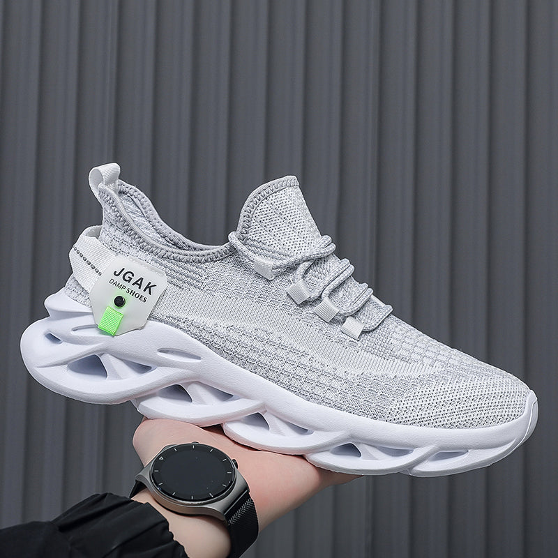 ♛𝔽𝕦𝕤𝕚𝕠𝕟 𝔽𝕠𝕔𝕦𝕤☢︎ᴄᴀꜱᴜᴀʟ ꜱɴᴇᴀᴋᴇʀ ♜✽𝟤𝟢𝟤𝟧✽春夏新款夏季強力網布透氣耐磨彈性大底運動鞋   男女款  大🦶款 (39-50號) M513