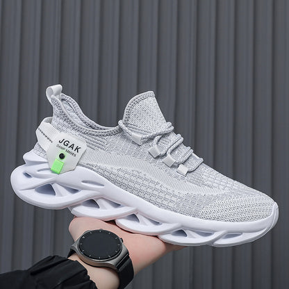 ♛𝔽𝕦𝕤𝕚𝕠𝕟 𝔽𝕠𝕔𝕦𝕤☢︎ᴄᴀꜱᴜᴀʟ ꜱɴᴇᴀᴋᴇʀ ♜✽𝟤𝟢𝟤𝟧✽春夏新款夏季強力網布透氣耐磨彈性大底運動鞋   男女款  大🦶款 (39-50號) M513