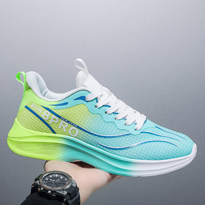 ♛𝔽𝕦𝕤𝕚𝕠𝕟 𝔽𝕠𝕔𝕦𝕤☢︎ᴄᴀꜱᴜᴀʟ ꜱɴᴇᴀᴋᴇʀ ♜✽𝟤𝟢𝟤𝟧✽春夏新款夏季繽紛漸層陽光帥氣運動鞋   男女款   大🦶款 (39-50號) F519