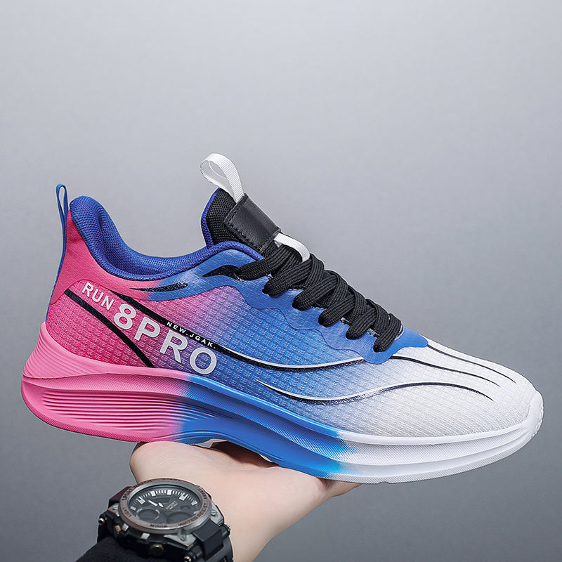 ♛𝔽𝕦𝕤𝕚𝕠𝕟 𝔽𝕠𝕔𝕦𝕤☢︎ᴄᴀꜱᴜᴀʟ ꜱɴᴇᴀᴋᴇʀ ♜✽𝟤𝟢𝟤𝟧✽春夏新款夏季繽紛漸層陽光帥氣運動鞋   男女款   大🦶款 (39-50號) F519