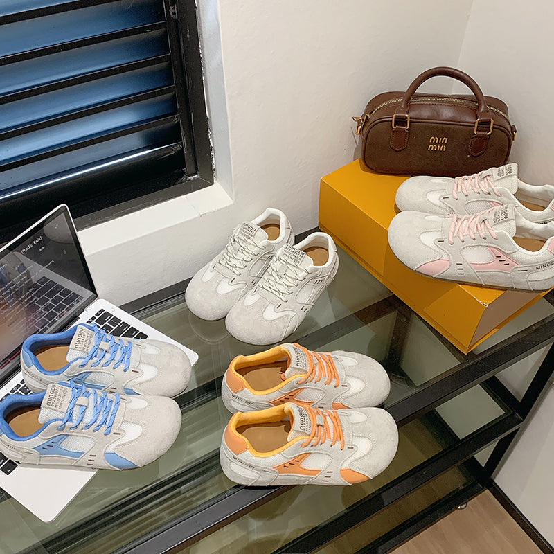 ♛𝔽𝕦𝕤𝕚𝕠𝕟 𝔽𝕠𝕔𝕦𝕤☢︎ꜰʟᴇxɪɴɢ-ꜱʜᴏᴇꜱ ♜ ✽𝟤𝟢𝟤𝟧✽ 春夏新款百搭寬楦頭型超透氣運動鞋  女款 (35-40號）x𝟣𝟢𝟢