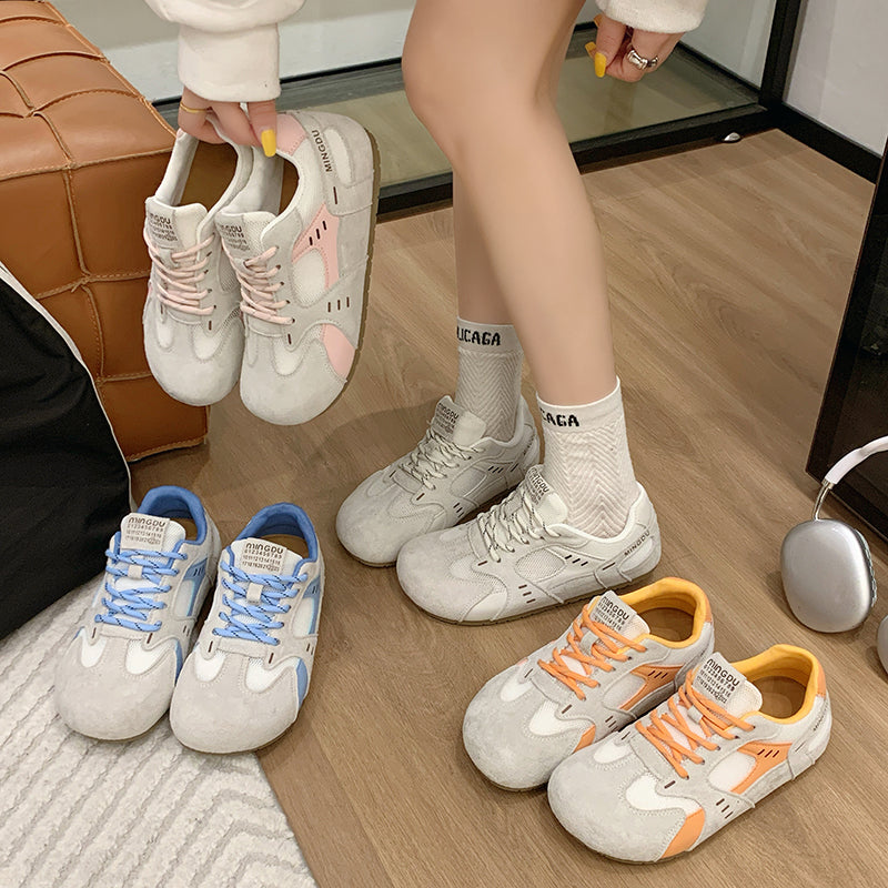 ♛𝔽𝕦𝕤𝕚𝕠𝕟 𝔽𝕠𝕔𝕦𝕤☢︎ꜰʟᴇxɪɴɢ-ꜱʜᴏᴇꜱ ♜ ✽𝟤𝟢𝟤𝟧✽ 春夏新款百搭寬楦頭型超透氣運動鞋  女款 (35-40號）x𝟣𝟢𝟢