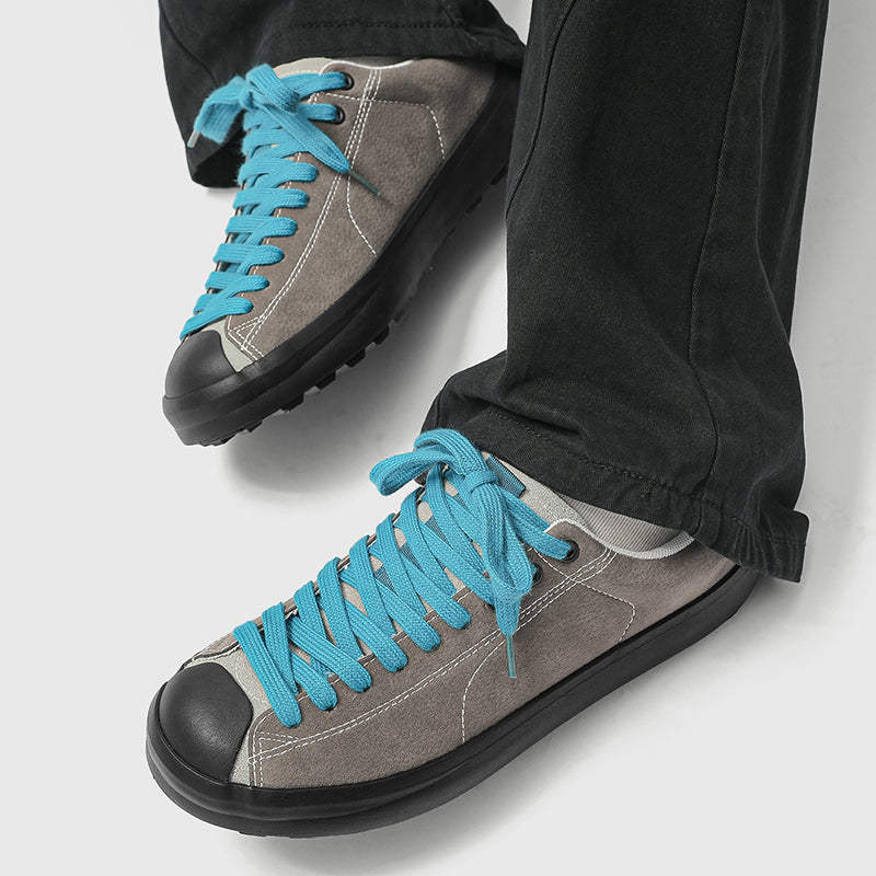 ♛𝔽𝕦𝕤𝕚𝕠𝕟 𝔽𝕠𝕔𝕦𝕤☢︎ꜱᴋᴀᴛᴇ ꜱʜᴏᴇꜱ ♜✽𝟤𝟢𝟤𝟧✽秋冬新款經典素面麂皮低筒板鞋保齡球鞋   男女款 情侶款 YH-28