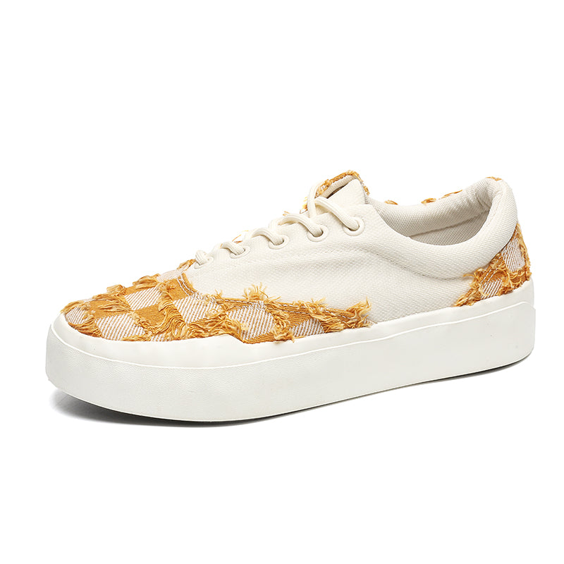 ♛𝔽𝕦𝕤𝕚𝕠𝕟 𝔽𝕠𝕔𝕦𝕤☢︎ꜱᴋᴀᴛᴇ ꜱʜᴏᴇꜱ ♜ ✽𝟤𝟢𝟤𝟧✽ 中式古典風小白增高鞋 男女款 ʏ𝟣𝟥𝟩-𝟥