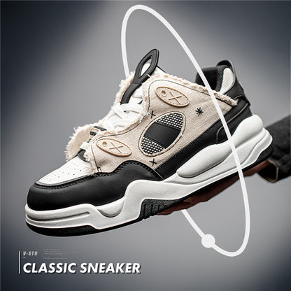 ♛𝔽𝕦𝕤𝕚𝕠𝕟 𝔽𝕠𝕔𝕦𝕤☢︎ꜱᴋᴀᴛᴇ ꜱʜᴏᴇꜱ ♜✽𝟤𝟢𝟤𝟧✽春夏新款復古街頭風包覆感十足運動板鞋   男女款 大🦶款 (39-45號)  L33