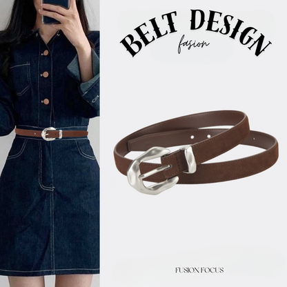 𝗕𝗘𝗟𝗧復古女款合金扣真皮簡約腰帶款 32