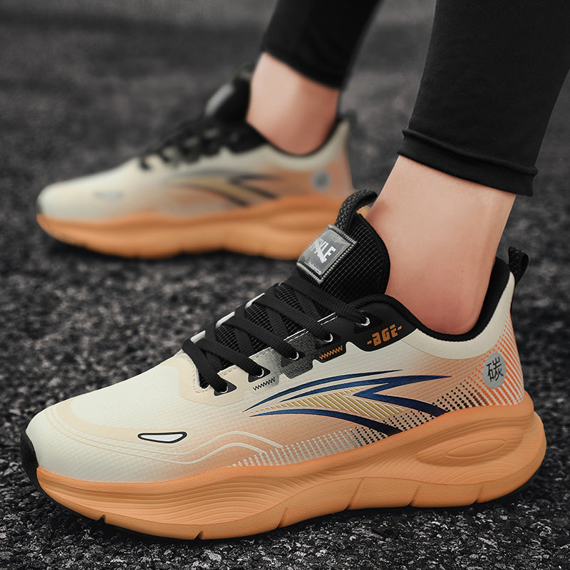 ♛𝔽𝕦𝕤𝕚𝕠𝕟 𝔽𝕠𝕔𝕦𝕤☢︎ᴄᴀꜱᴜᴀʟ ꜱɴᴇᴀᴋᴇʀ ♜ ✽𝟤𝟢𝟤𝟧✽ 春夏新款夏季陽光配色厚底護腳運動慢跑鞋 男女款 大🦶款 (39-48號)   ᴋʀ𝟣𝟨𝟤