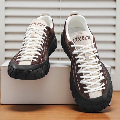 ♛𝔽𝕦𝕤𝕚𝕠𝕟 𝔽𝕠𝕔𝕦𝕤☢︎ꜱᴋᴀᴛᴇ ꜱʜᴏᴇꜱ ♜✽𝟤𝟢𝟤𝟧✽秋冬新款麂皮輪胎底防滑低筒板鞋   男女款 情侶款  TL-92