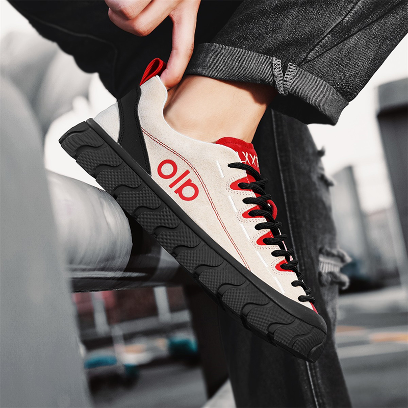 ♛𝔽𝕦𝕤𝕚𝕠𝕟 𝔽𝕠𝕔𝕦𝕤☢︎ꜱᴋᴀᴛᴇ ꜱʜᴏᴇꜱ ♜✽𝟤𝟢𝟤𝟧✽秋冬新款麂皮輪胎底防滑低筒板鞋   男女款 情侶款  TL-92