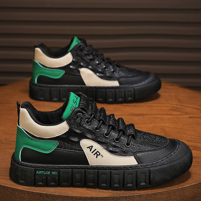 ♛𝔽𝕦𝕤𝕚𝕠𝕟 𝔽𝕠𝕔𝕦𝕤☢︎ꜱᴋᴀᴛᴇ ꜱʜᴏᴇꜱ ♜ ✽𝟤𝟢𝟤𝟧✽  春夏拼色懶人增高休閒鞋 中性男女款 ʙʜ𝟢𝟪