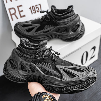 ♛𝔽𝕦𝕤𝕚𝕠𝕟 𝔽𝕠𝕔𝕦𝕤☢︎ᴄᴀꜱᴜᴀʟ ꜱɴᴇᴀᴋᴇʀ ♜✽𝟤𝟢𝟤𝟧✽春夏新包覆感網襪設計機能性運動鞋   男女款  M18