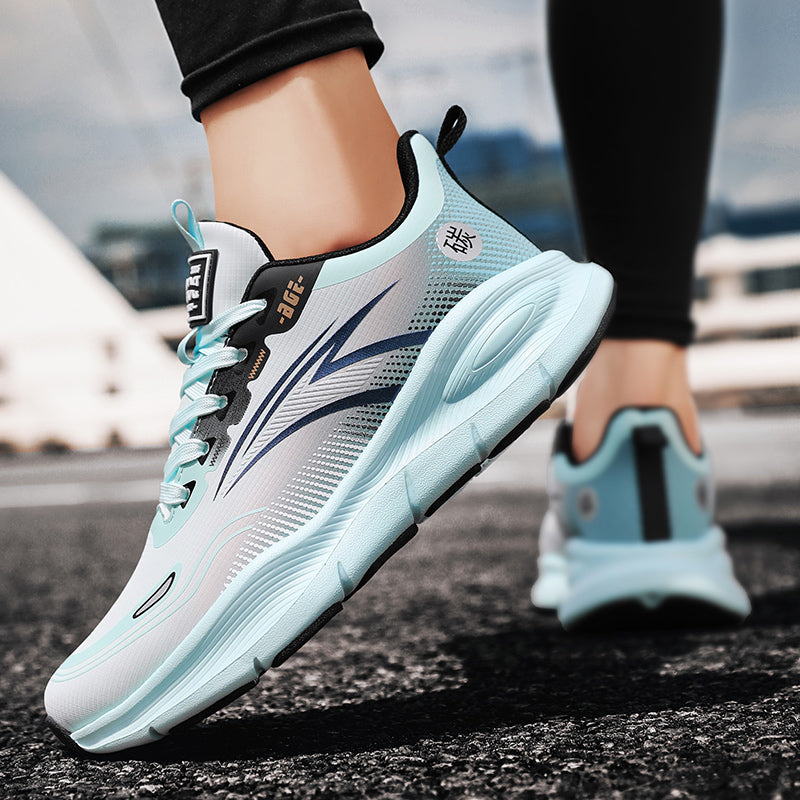 ♛𝔽𝕦𝕤𝕚𝕠𝕟 𝔽𝕠𝕔𝕦𝕤☢︎ᴄᴀꜱᴜᴀʟ ꜱɴᴇᴀᴋᴇʀ ♜✽𝟤𝟢𝟤𝟧✽ 春夏新款夏季陽光配色厚底護腳運動慢跑鞋 男女款 大🦶款 (39-48號)   ᴋʀ𝟣𝟨𝟤