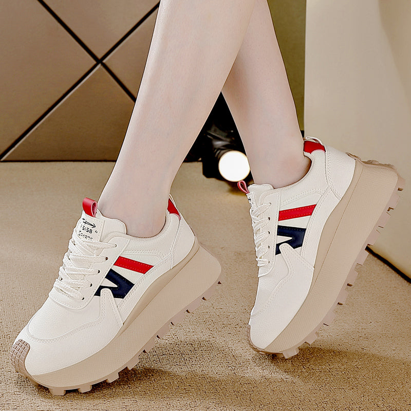 ♛𝔽𝕦𝕤𝕚𝕠𝕟 𝔽𝕠𝕔𝕦𝕤☢︎ꜰʟᴇxɪɴɢ-ꜱʜᴏᴇꜱ ♜✽𝟤𝟢𝟤𝟧✽ 夏季新款增高顯腿長休閒運動鞋 女款 (35-40號）HL81