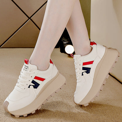 ♛𝔽𝕦𝕤𝕚𝕠𝕟 𝔽𝕠𝕔𝕦𝕤☢︎ꜰʟᴇxɪɴɢ-ꜱʜᴏᴇꜱ ♜✽𝟤𝟢𝟤𝟧✽ 夏季新款增高顯腿長休閒運動鞋 女款 (35-40號）HL81