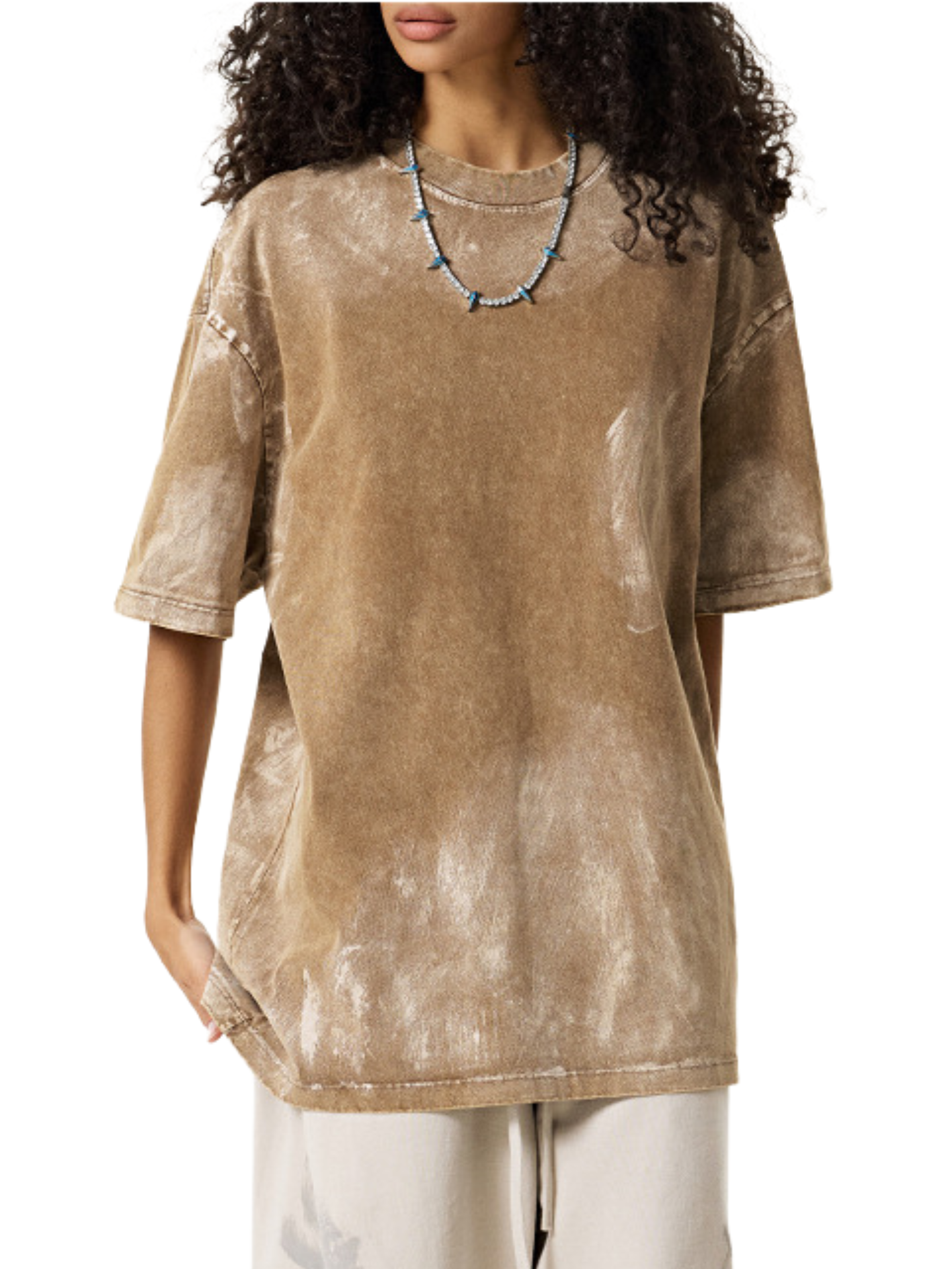 ▶𝔽𝕦𝕤𝕚𝕠𝕟 𝔽𝕠𝕔𝕦𝕤 ⌘𝓦𝓪𝓼𝓱𝓮𝓭 𝔀𝓲𝓷𝓭 ◀ 2025夏季歐美重磅水洗刷色大碼短袖高级感復古T恤 TZ-07