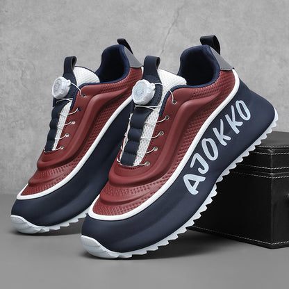 ♛𝔽𝕦𝕤𝕚𝕠𝕟 𝔽𝕠𝕔𝕦𝕤☢︎ᴄᴀꜱᴜᴀʟ ꜱɴᴇᴀᴋᴇʀ ♜✽𝟤𝟢𝟤𝟧✽ 春夏新款超前衛無繩旋轉扣式懶人運動鞋 男女款 大🦶款 (39-48號)  ᴊᴍ𝟢𝟩𝟩