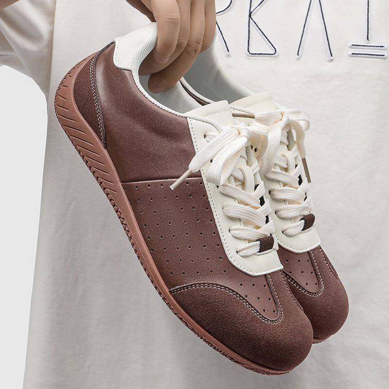 ♛𝔽𝕦𝕤𝕚𝕠𝕟 𝔽𝕠𝕔𝕦𝕤☢︎ᴄᴀꜱᴜᴀʟ ꜱɴᴇᴀᴋᴇʀ ♜✽𝟤𝟢𝟤𝟧✽春夏新復古純色經典運動鞋   男女款  S09