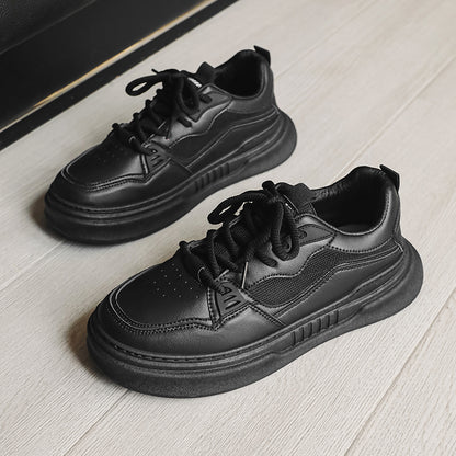 ♛𝔽𝕦𝕤𝕚𝕠𝕟 𝔽𝕠𝕔𝕦𝕤☢︎ꜱᴋᴀᴛᴇ ꜱʜᴏᴇꜱ ♜✽𝟤𝟢𝟤𝟧✽春夏新款復古經典黑白配板鞋   男女款(39-45碼)  KC06