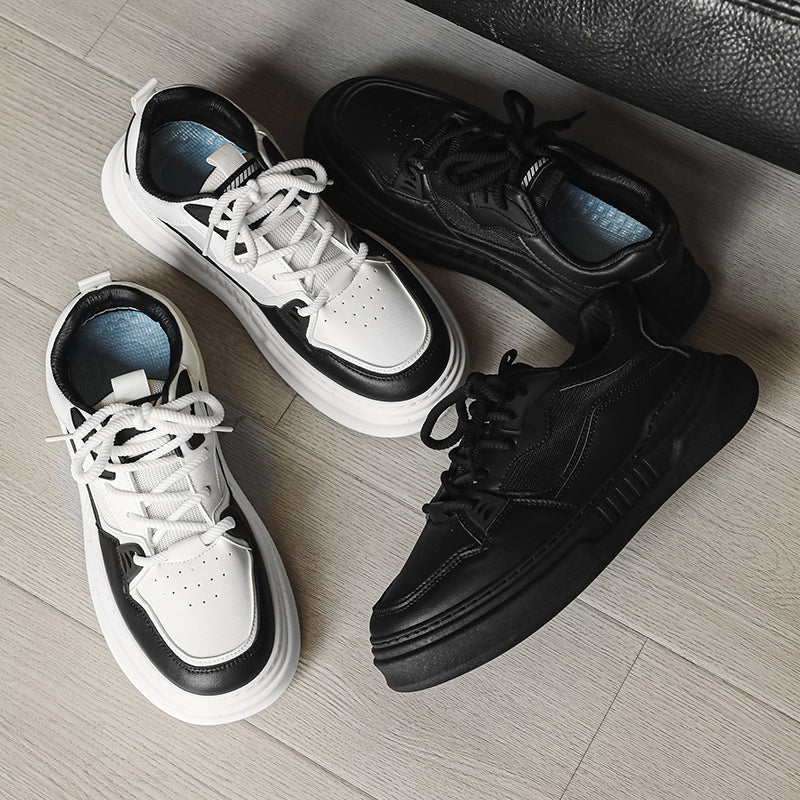 ♛𝔽𝕦𝕤𝕚𝕠𝕟 𝔽𝕠𝕔𝕦𝕤☢︎ꜱᴋᴀᴛᴇ ꜱʜᴏᴇꜱ ♜✽𝟤𝟢𝟤𝟧✽春夏新款復古經典黑白配板鞋   男女款(39-45碼)  KC06