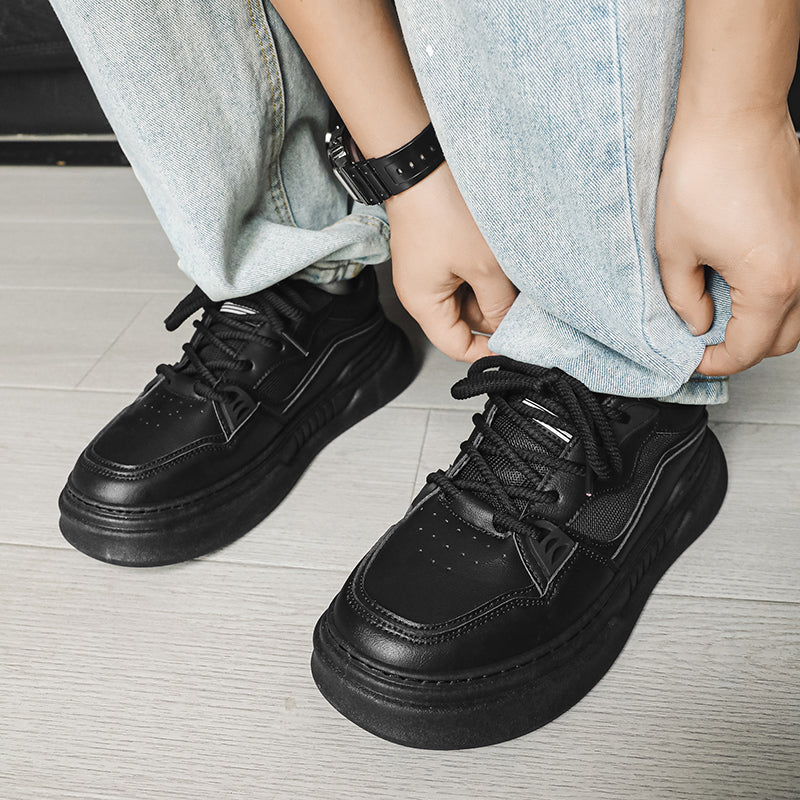 ♛𝔽𝕦𝕤𝕚𝕠𝕟 𝔽𝕠𝕔𝕦𝕤☢︎ꜱᴋᴀᴛᴇ ꜱʜᴏᴇꜱ ♜✽𝟤𝟢𝟤𝟧✽春夏新款復古經典黑白配板鞋   男女款(39-45碼)  KC06