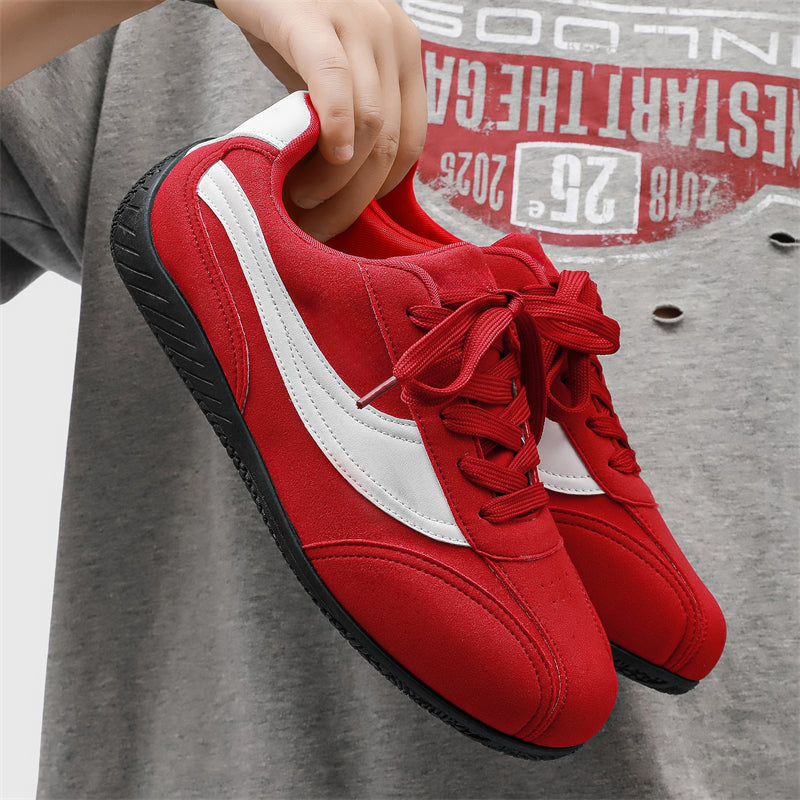 ♛𝔽𝕦𝕤𝕚𝕠𝕟 𝔽𝕠𝕔𝕦𝕤☢︎ᴄᴀꜱᴜᴀʟ ꜱɴᴇᴀᴋᴇʀ ♜✽𝟤𝟢𝟤𝟧✽春夏新款流線耐磨賽車運動鞋   男女款  YS01