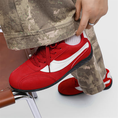 ♛𝔽𝕦𝕤𝕚𝕠𝕟 𝔽𝕠𝕔𝕦𝕤☢︎ᴄᴀꜱᴜᴀʟ ꜱɴᴇᴀᴋᴇʀ ♜✽𝟤𝟢𝟤𝟧✽春夏新款流線耐磨賽車運動鞋   男女款  YS01