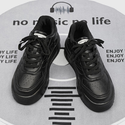 ♛𝔽𝕦𝕤𝕚𝕠𝕟 𝔽𝕠𝕔𝕦𝕤☢︎ꜱᴋᴀᴛᴇ ꜱʜᴏᴇꜱ ♜✽𝟤𝟢𝟤𝟧✽秋冬新款經典素色浮雕透氣低筒板鞋   男女款 情侶款  LD-53