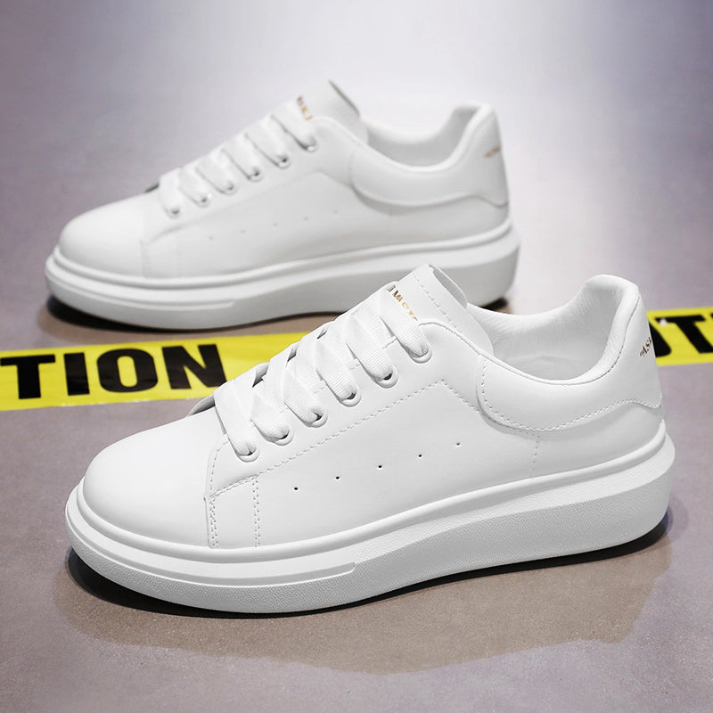 ♛𝔽𝕦𝕤𝕚𝕠𝕟 𝔽𝕠𝕔𝕦𝕤☢︎ꜱᴋᴀᴛᴇ ꜱʜᴏᴇꜱ ♜✽✽𝟤𝟢𝟤𝟧✽ 春夏新款基本配色經典小白鞋 男女情侶款(35-44號)  ST-01