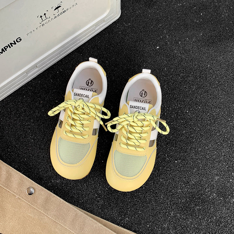 ♛𝔽𝕦𝕤𝕚𝕠𝕟 𝔽𝕠𝕔𝕦𝕤☢︎ꜰʟᴇxɪɴɢ-ꜱʜᴏᴇꜱ ♜ ✽𝟤𝟢𝟤𝟧✽ 春夏新款休閒百搭舒適透氣鏤空設計平底運動鞋  女款 (35-40號）x𝟫𝟥𝟩