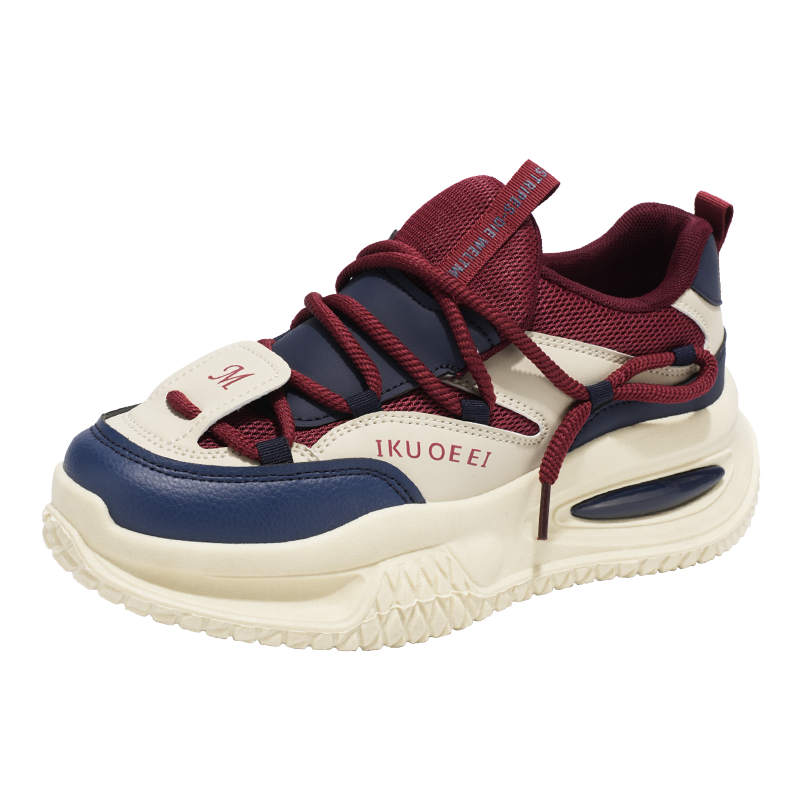 ♛𝔽𝕦𝕤𝕚𝕠𝕟 𝔽𝕠𝕔𝕦𝕤☢︎ᴄᴀꜱᴜᴀʟ ꜱɴᴇᴀᴋᴇʀ ♜✽𝟤𝟢𝟤𝟧✽ 春夏新款隱形增高棒球風懶人老爹鞋運動鞋 男女款 大🦶款 (39-48號)xf989