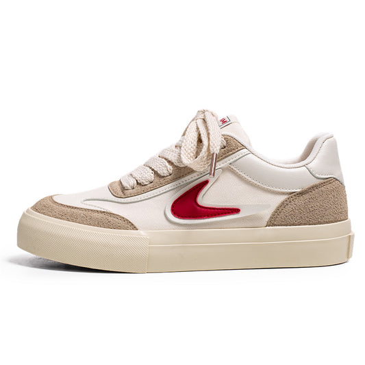 ♛𝔽𝕦𝕤𝕚𝕠𝕟 𝔽𝕠𝕔𝕦𝕤☢︎ꜱᴋᴀᴛᴇ ꜱʜᴏᴇꜱ ♜✽𝟤𝟢𝟤𝟧✽ 春夏新款麂皮迴旋復古配色板鞋 男女款  x𝟪ᴛ