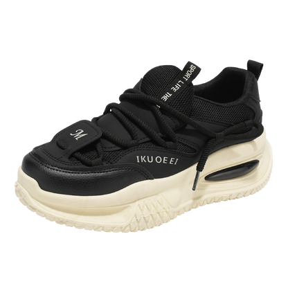 ♛𝔽𝕦𝕤𝕚𝕠𝕟 𝔽𝕠𝕔𝕦𝕤☢︎ᴄᴀꜱᴜᴀʟ ꜱɴᴇᴀᴋᴇʀ ♜✽𝟤𝟢𝟤𝟧✽ 春夏新款隱形增高棒球風懶人老爹鞋運動鞋 男女款 大🦶款 (39-48號)xf989