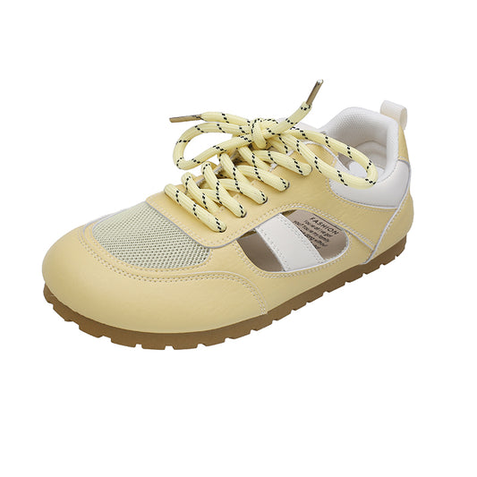 ♛𝔽𝕦𝕤𝕚𝕠𝕟 𝔽𝕠𝕔𝕦𝕤☢︎ꜰʟᴇxɪɴɢ-ꜱʜᴏᴇꜱ ♜ ✽𝟤𝟢𝟤𝟧✽ 春夏新款休閒百搭舒適透氣鏤空設計平底運動鞋  女款 (35-40號）x𝟫𝟥𝟩