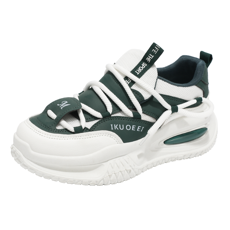 ♛𝔽𝕦𝕤𝕚𝕠𝕟 𝔽𝕠𝕔𝕦𝕤☢︎ᴄᴀꜱᴜᴀʟ ꜱɴᴇᴀᴋᴇʀ ♜✽𝟤𝟢𝟤𝟧✽ 春夏新款隱形增高棒球風懶人老爹鞋運動鞋 男女款 大🦶款 (39-48號)xf989