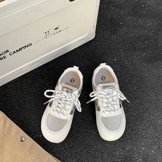 ♛𝔽𝕦𝕤𝕚𝕠𝕟 𝔽𝕠𝕔𝕦𝕤☢︎ꜰʟᴇxɪɴɢ-ꜱʜᴏᴇꜱ ♜✽𝟤𝟢𝟤𝟧✽ 春夏新款休閒百搭舒適透氣鏤空設計平底運動鞋  女款 (35-40號）x𝟫𝟥𝟩