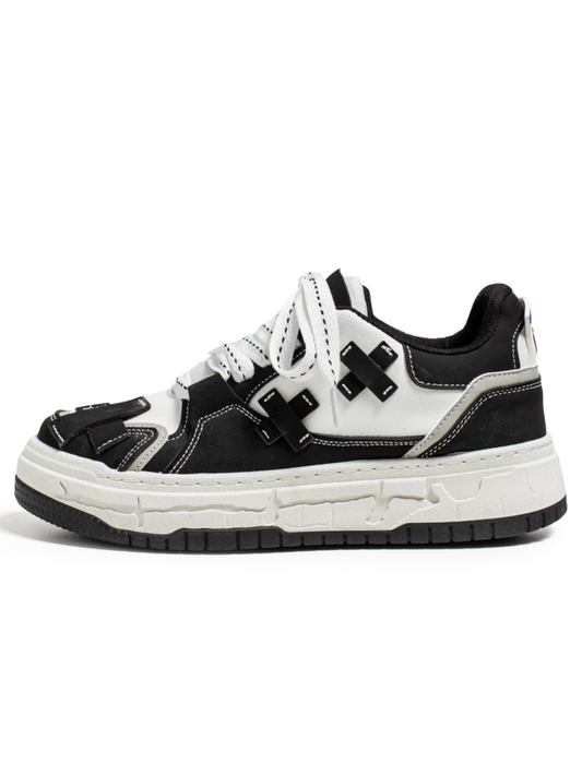 ♛𝔽𝕦𝕤𝕚𝕠𝕟 𝔽𝕠𝕔𝕦𝕤☢︎ꜱᴋᴀᴛᴇ ꜱʜᴏᴇꜱ ♜✽𝟤𝟢𝟤𝟧✽春夏新款歐美潮流休閒百搭增高厚底板鞋 男女款 xꜰ𝟪𝟫𝟢𝟤