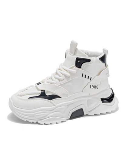 ♛𝔽𝕦𝕤𝕚𝕠𝕟 𝔽𝕠𝕔𝕦𝕤☢︎ᴄᴀꜱᴜᴀʟ ꜱɴᴇᴀᴋᴇʀ ♜ ✽𝟤𝟢𝟤𝟧✽  美式未來先鋒高筒增高厚底運動鞋   男女中性款 ᴍᴛ𝟥𝟨