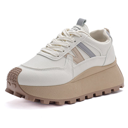 ♛𝔽𝕦𝕤𝕚𝕠𝕟 𝔽𝕠𝕔𝕦𝕤☢︎ꜰʟᴇxɪɴɢ-ꜱʜᴏᴇꜱ ♜✽𝟤𝟢𝟤𝟧✽ 夏季新款增高顯腿長休閒運動鞋 女款 (35-40號）HL81