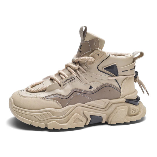 ♛𝔽𝕦𝕤𝕚𝕠𝕟 𝔽𝕠𝕔𝕦𝕤☢︎ᴄᴀꜱᴜᴀʟ ꜱɴᴇᴀᴋᴇʀ ♜✽𝟤𝟢𝟤𝟧✽春夏Cyber Trek高筒增高厚底運動鞋 男女中性款 ᴍᴄ𝟥𝟤