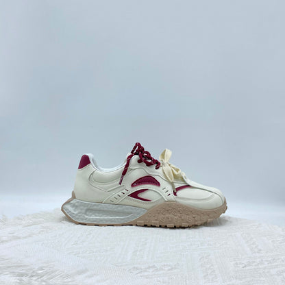 ♛𝔽𝕦𝕤𝕚𝕠𝕟 𝔽𝕠𝕔𝕦𝕤☢︎ꜰʟᴇxɪɴɢ-ꜱʜᴏᴇꜱ ♜✽𝟤𝟢𝟤𝟧✽ 夏季新款厚底支撐運動增高鞋 女款 (35-40號）BA10