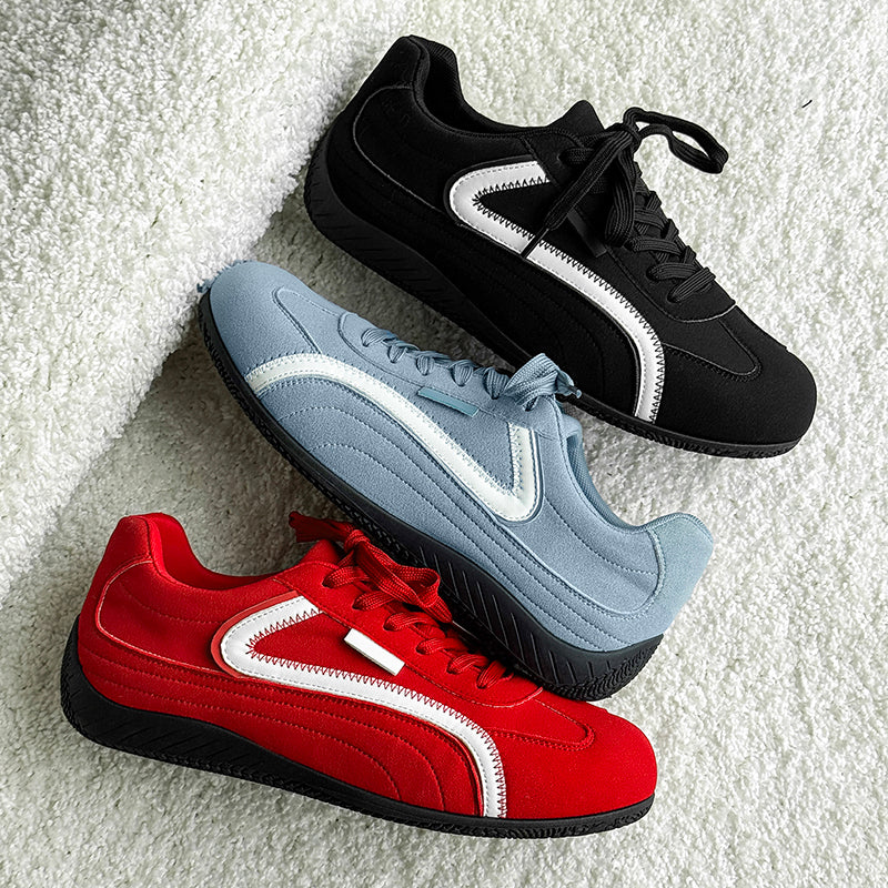 ♛𝔽𝕦𝕤𝕚𝕠𝕟 𝔽𝕠𝕔𝕦𝕤☢︎ᴄᴀꜱᴜᴀʟ ꜱɴᴇᴀᴋᴇʀ ♜✽𝟤𝟢𝟤𝟧✽春夏新款流線耐磨仿賽車運動鞋   男女款  YS06